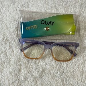 Quay Australia blue filter eyeglasses CEO